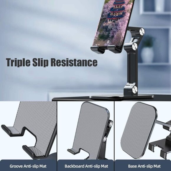 2pack (Black) SNESH Universal Multiangle sturdy Phone Holder, Phone stand - Picture 7 of 8